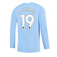 Manchester City Julian Alvarez #19 Domáci futbalový dres 2023-24 Dlhy Rukáv